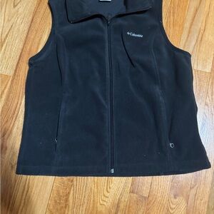 Columbia Black Women's Full-Zip Fleece Vest